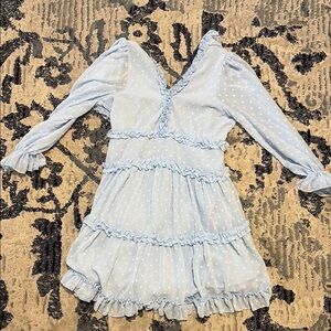 Charming Light Blue Kids Dress